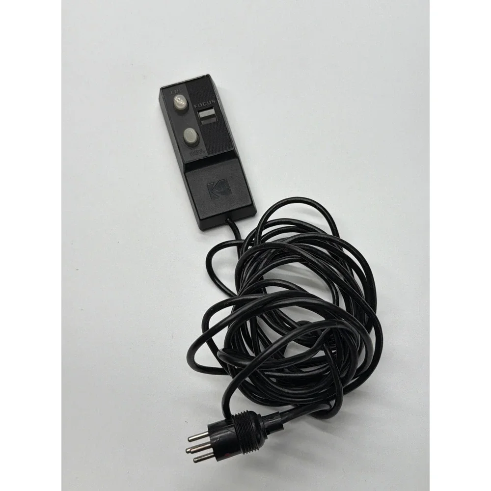 Kodak Carousel Projector Wired Remote Control Forward Reverse‎ Focus 5-Pin Black